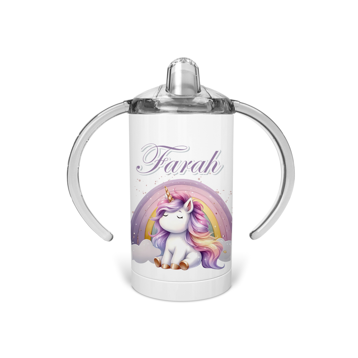 Gourde Bébé Évolutive Personnalisée "Licorne"
