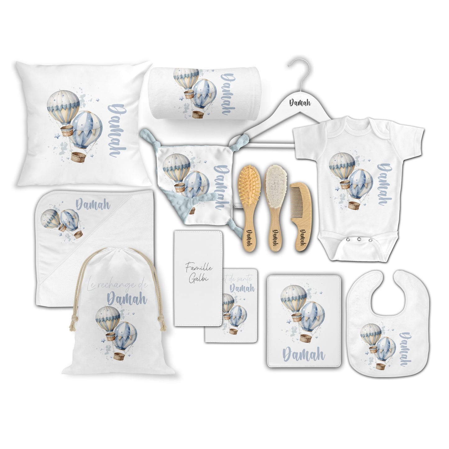 Coffret Naissance "Montgolfière"