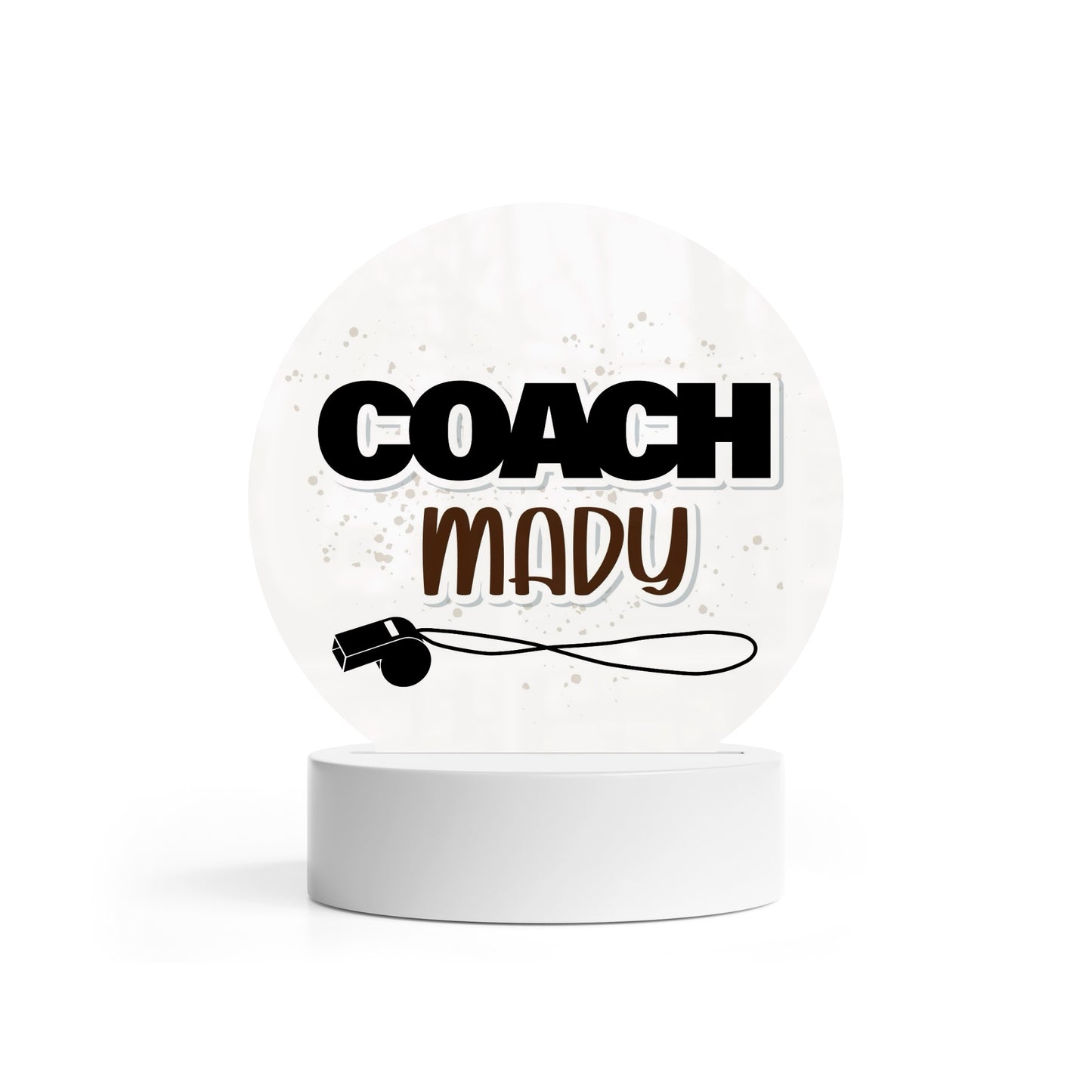 Lampe Adulte Personnalisée avec Télécommande "Coach"