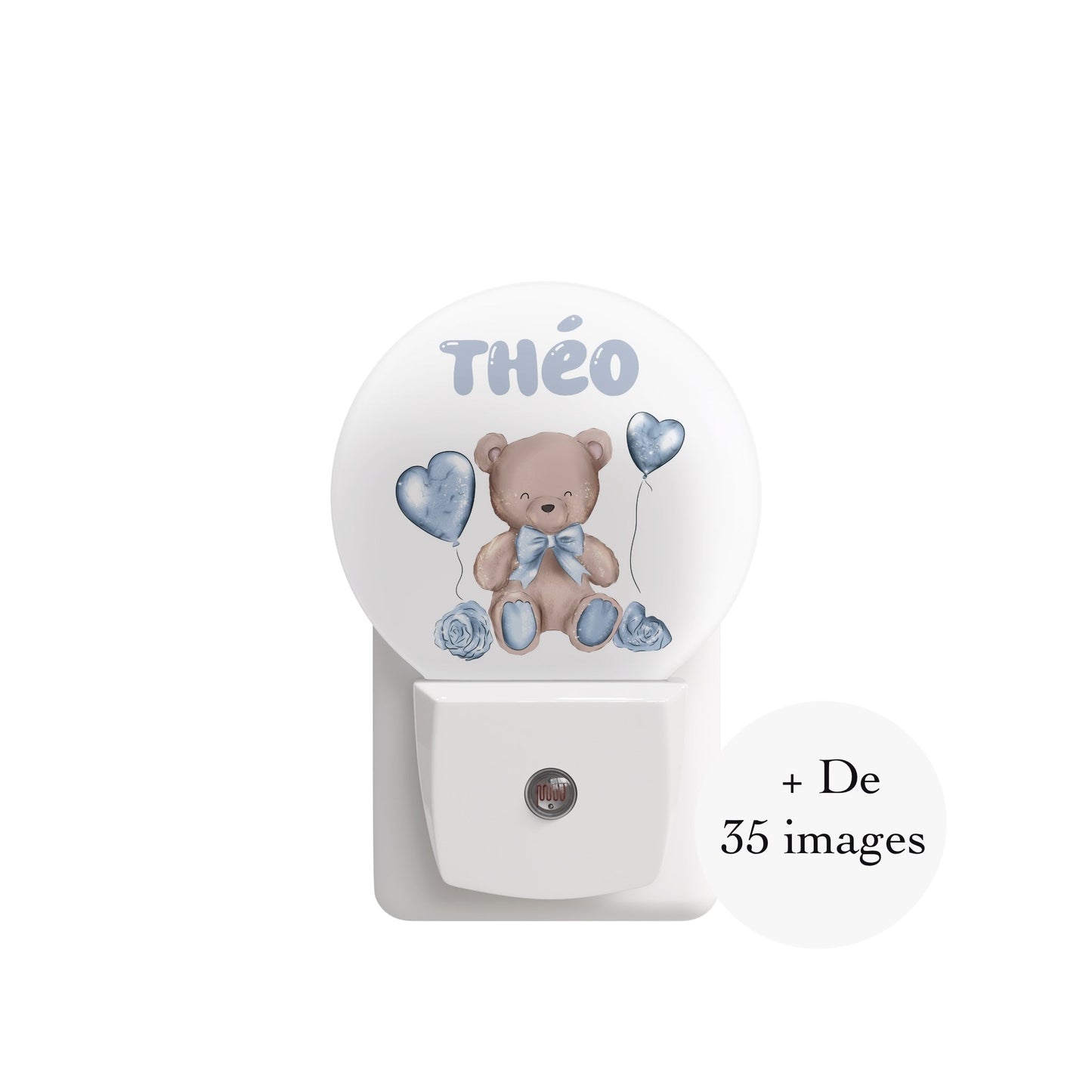 Veilleuse Enfant Led Personnalisée "Garçon" sur Prise