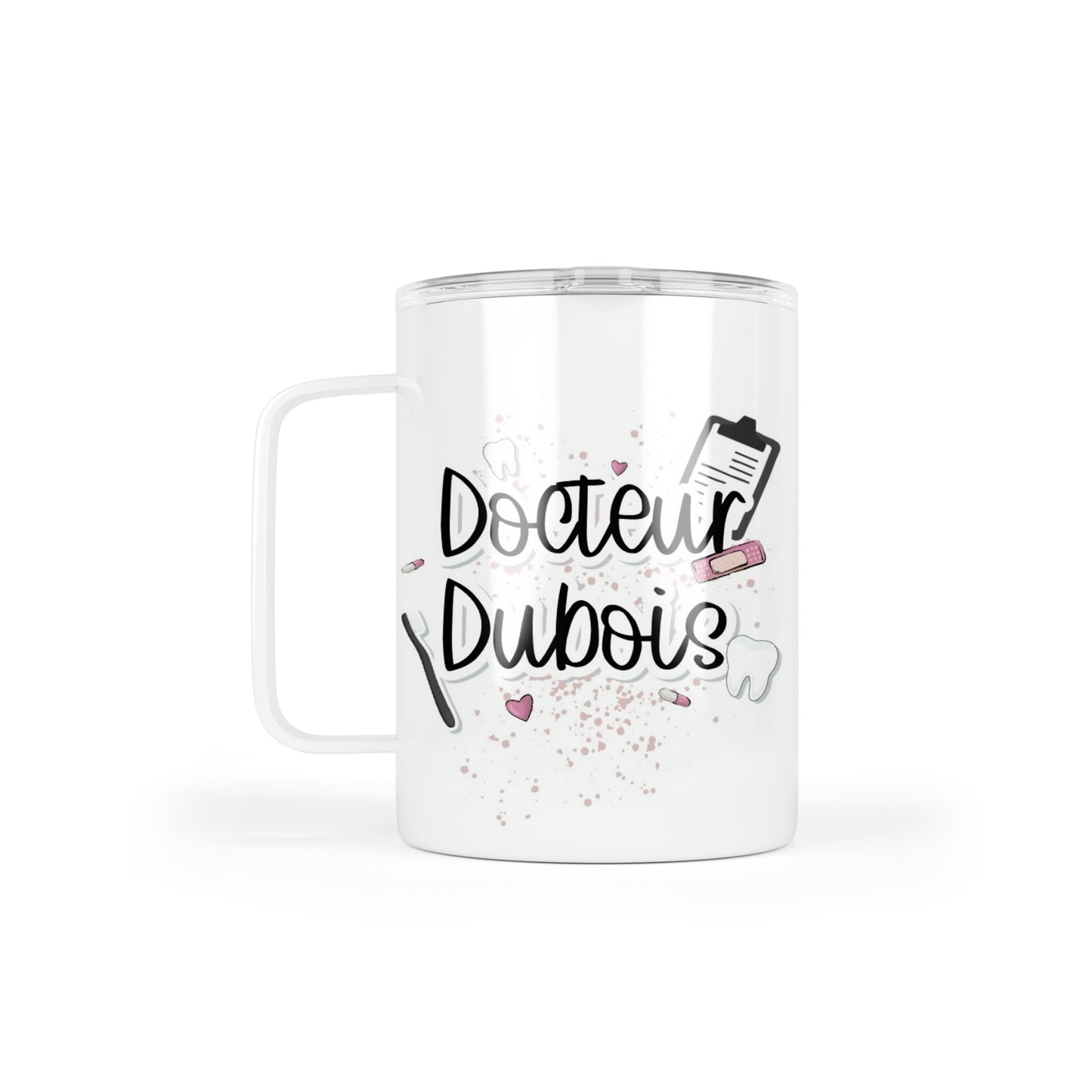 Mug Isotherme avec Poignée Personnalisé "Médical"