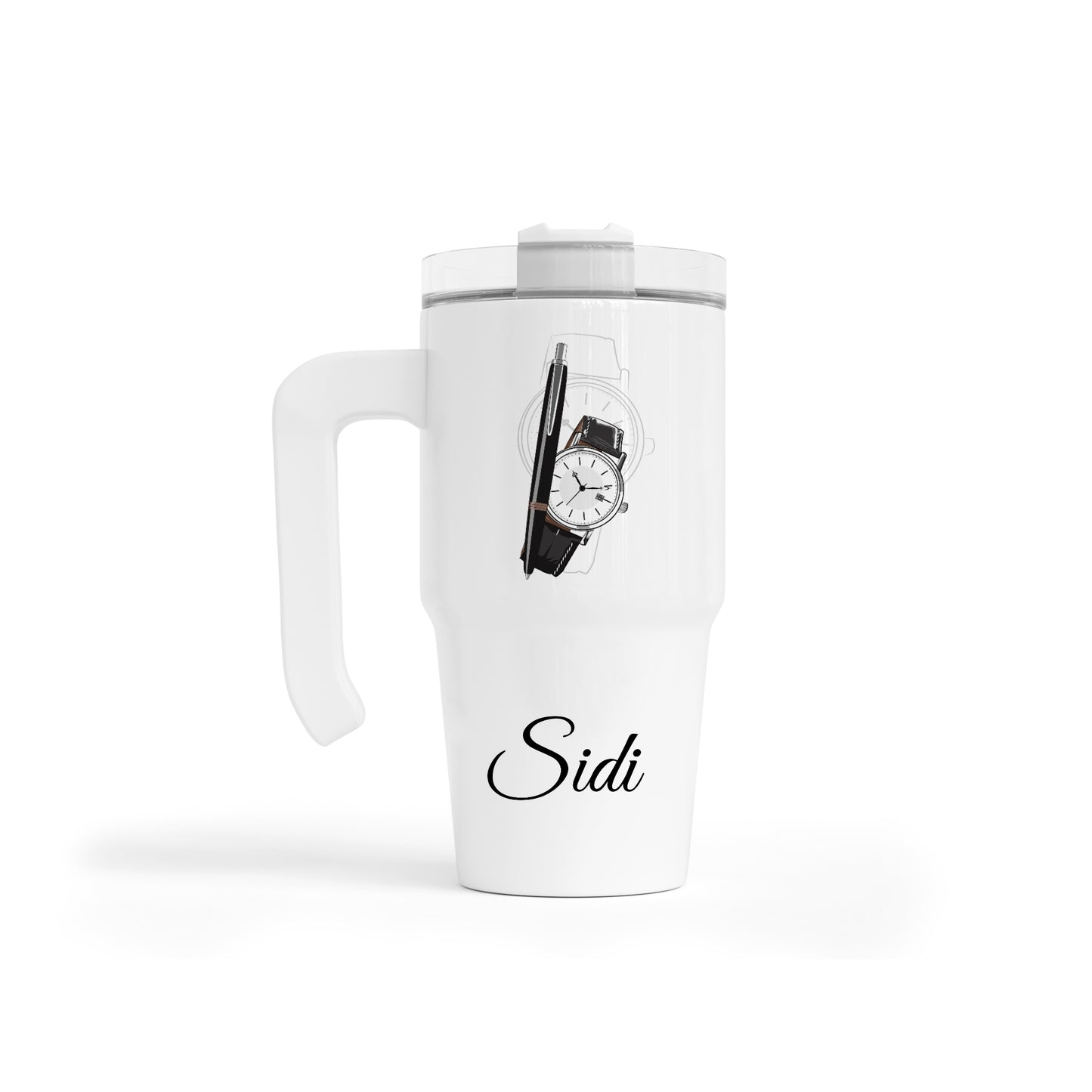 Mug thermos "Homme" avec poignée