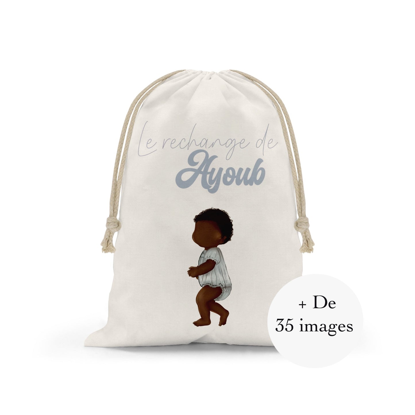 Pochon Rechange Enfant Personnalisé "Garçon"