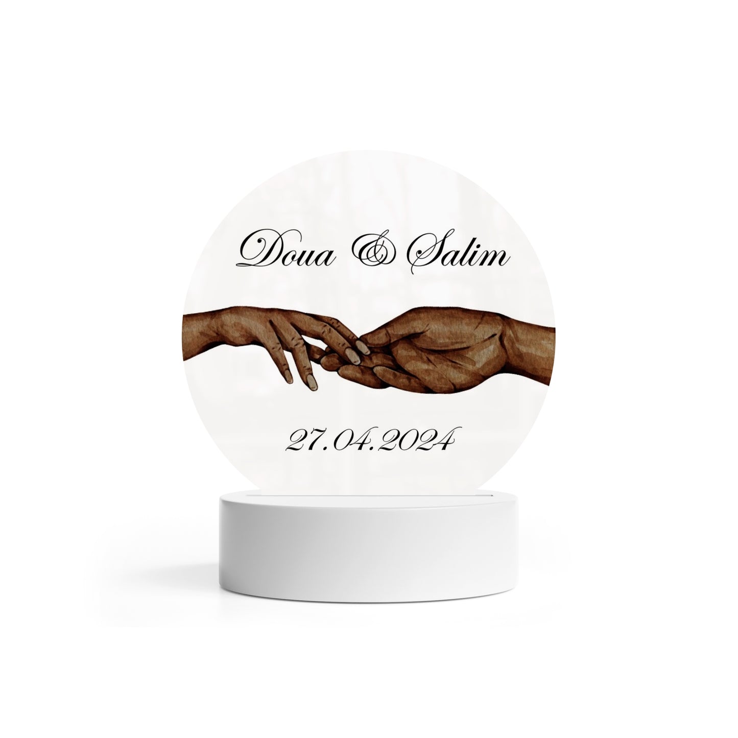 Lampe "Mariage" avec télécommande