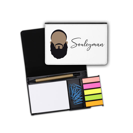 Étui bloc-notes "Barbu"