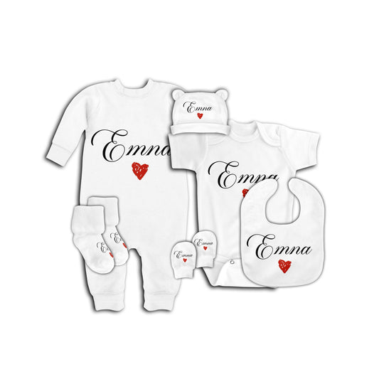 Coffret Personnalisé Layette Naissance "Prénom"
