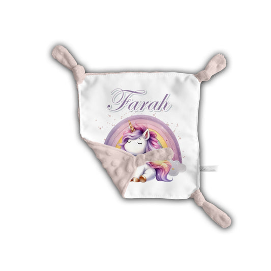 Doudou Bébé Personnalisé "Licorne"
