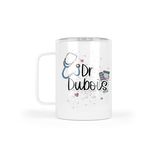 Mug Isotherme avec Poignée Personnalisé "Médical"
