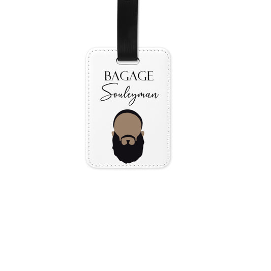Étiquette bagage "Barbu"