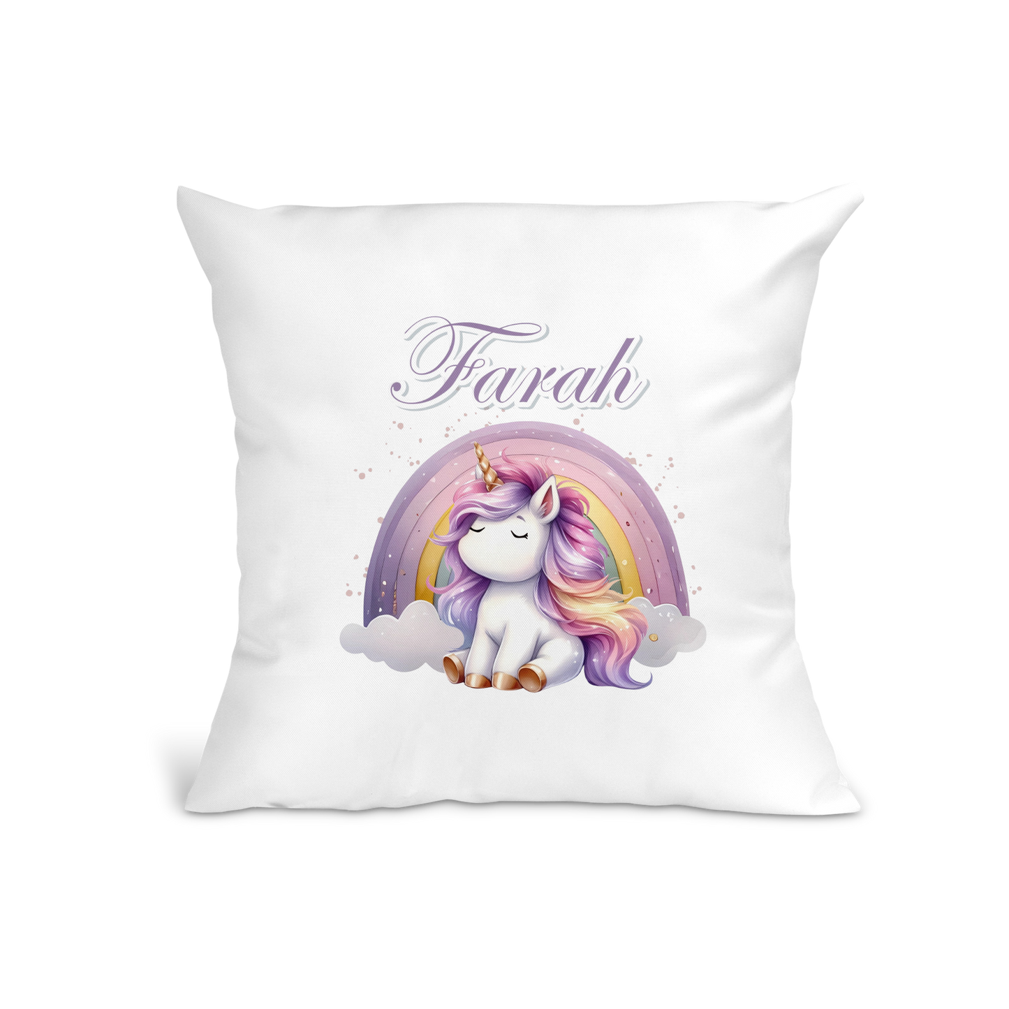 Coussin Enfant Personnalisé "Licorne"