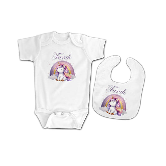 Kit Naissance Personnalisé "Licorne"
