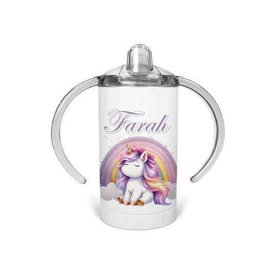 Gourde Bébé Évolutive Personnalisée "Licorne"