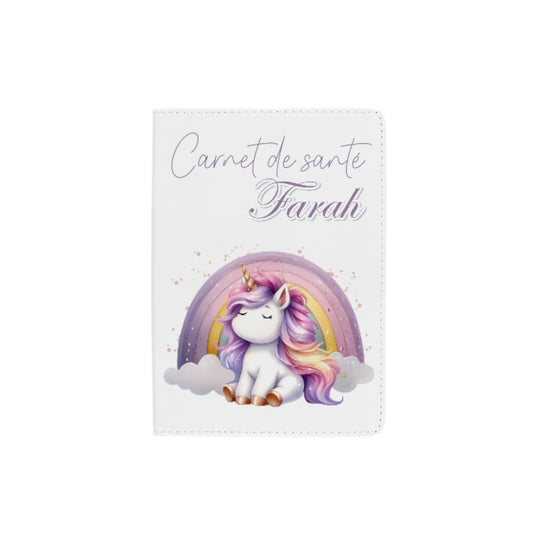 Carnet de Santé Personnalisé "Licorne"