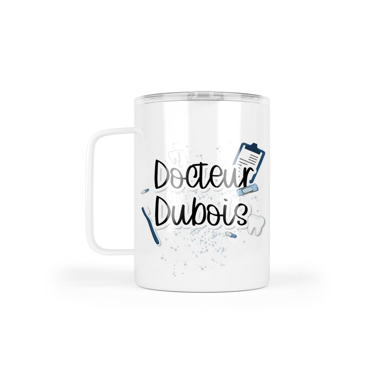 Mug Isotherme avec Poignée Personnalisé "Médical"