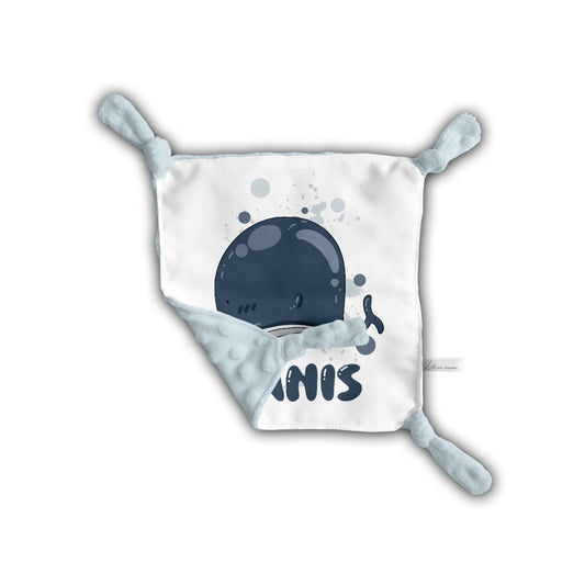 Doudou bébé "Baleine"