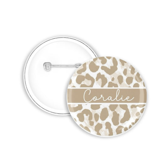 Badge personnalisé "Léopard"