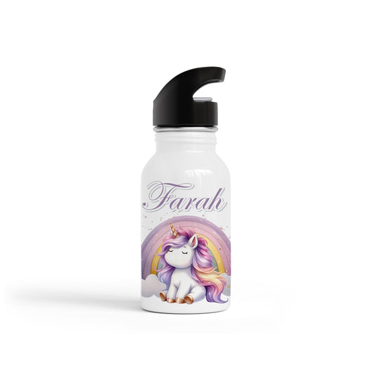 Gourde Paille Enfant Personnalisée "Licorne"