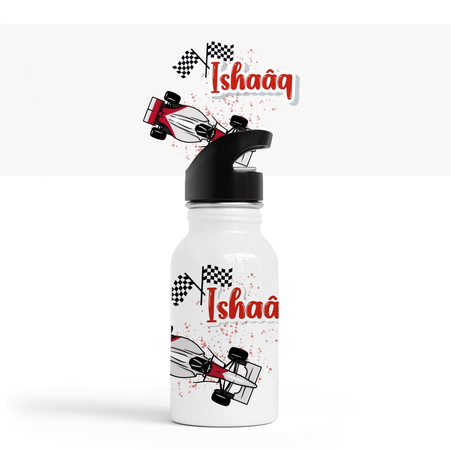 Gourde Paille Enfant Personnalisée "Formule 1"