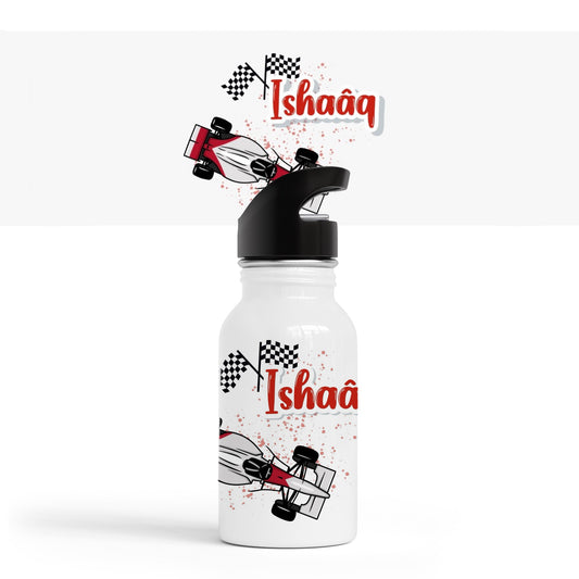 Gourde Paille Enfant Personnalisée "Formule 1"