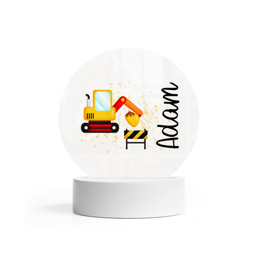 Lampe "Tractopelle" avec télécommande