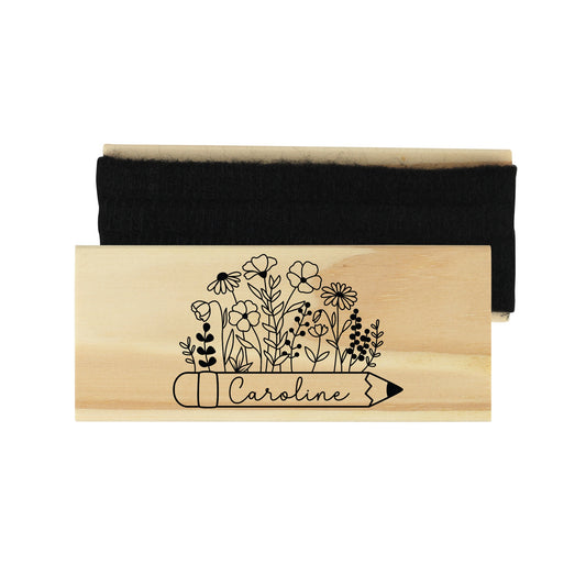 Effaceur de tableu en bois "Gravure"