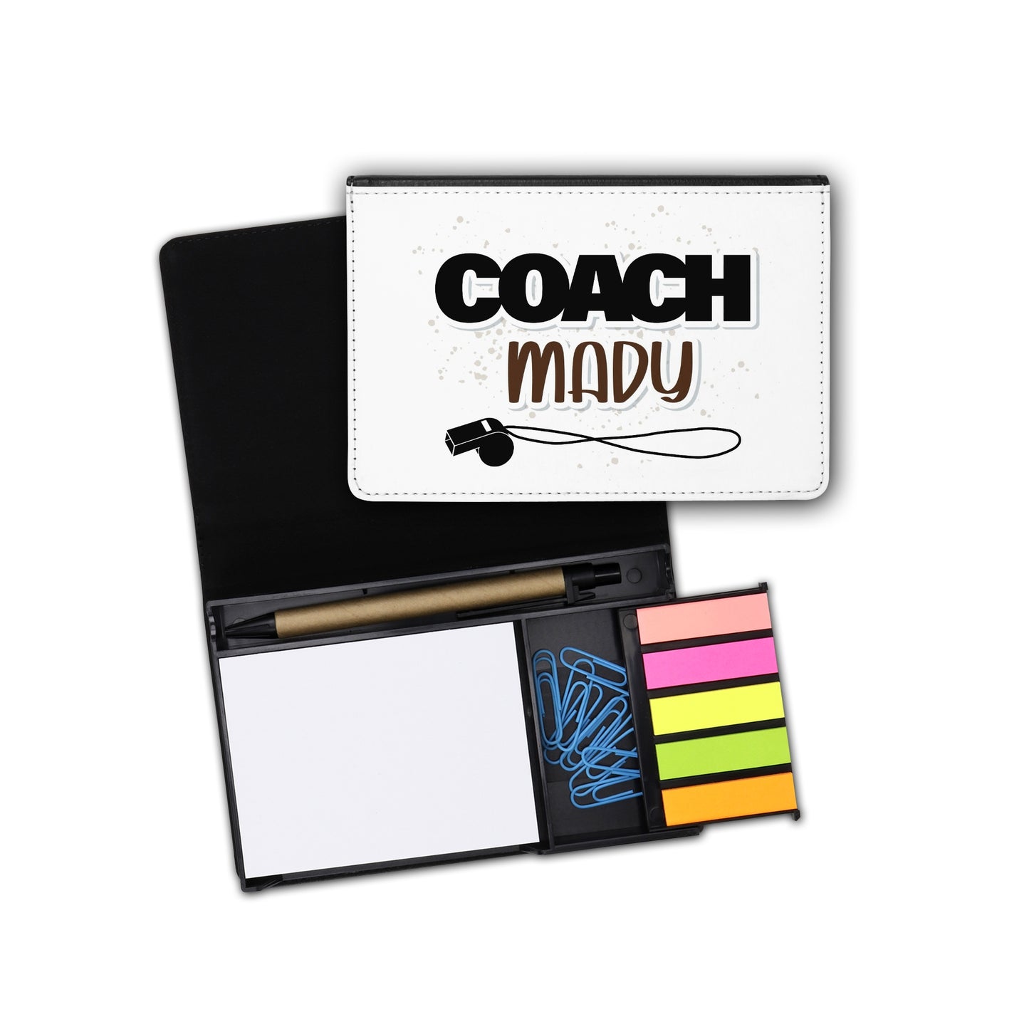 Étui bloc-notes Personnalisé "Coach"