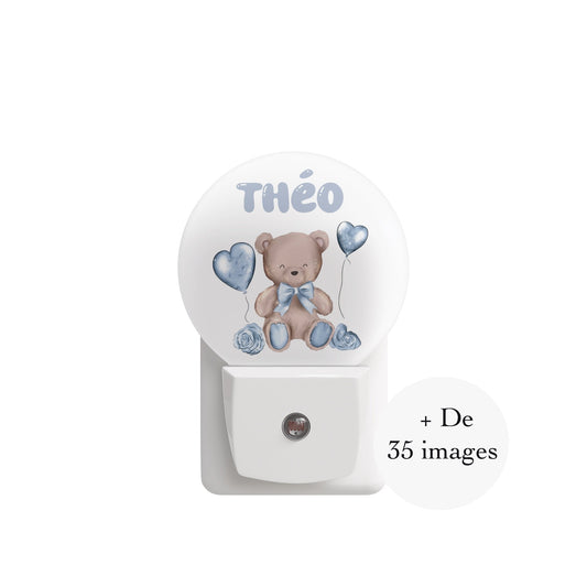 Veilleuse Enfant Led Personnalisée "Garçon" sur Prise