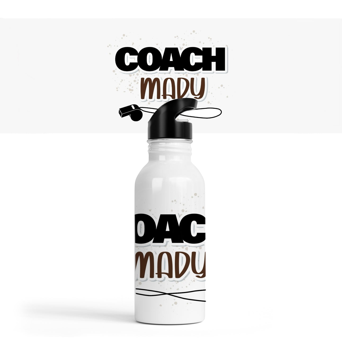 Gourde Paille Sport Adulte Personnalisée "Coach"