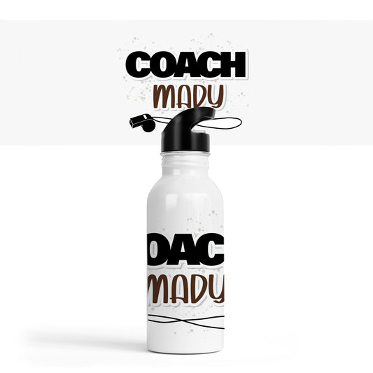 Gourde Paille Sport Adulte Personnalisée "Coach"