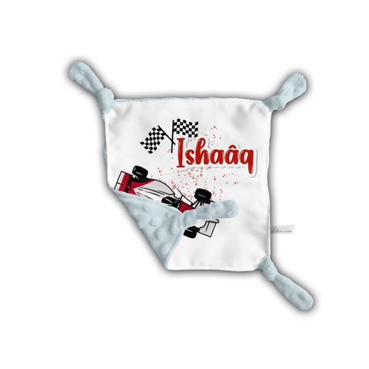 Doudou Bébé Personnalisé "Formule 1"