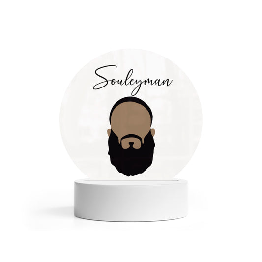 Lampe "Barbu" avec télécommande