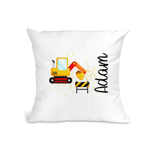 Coussin enfant "Tractopelle "