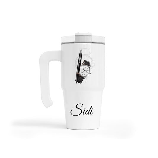 Mug thermos "Homme" avec poignée