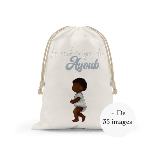 Pochon Rechange Enfant Personnalisé "Garçon"