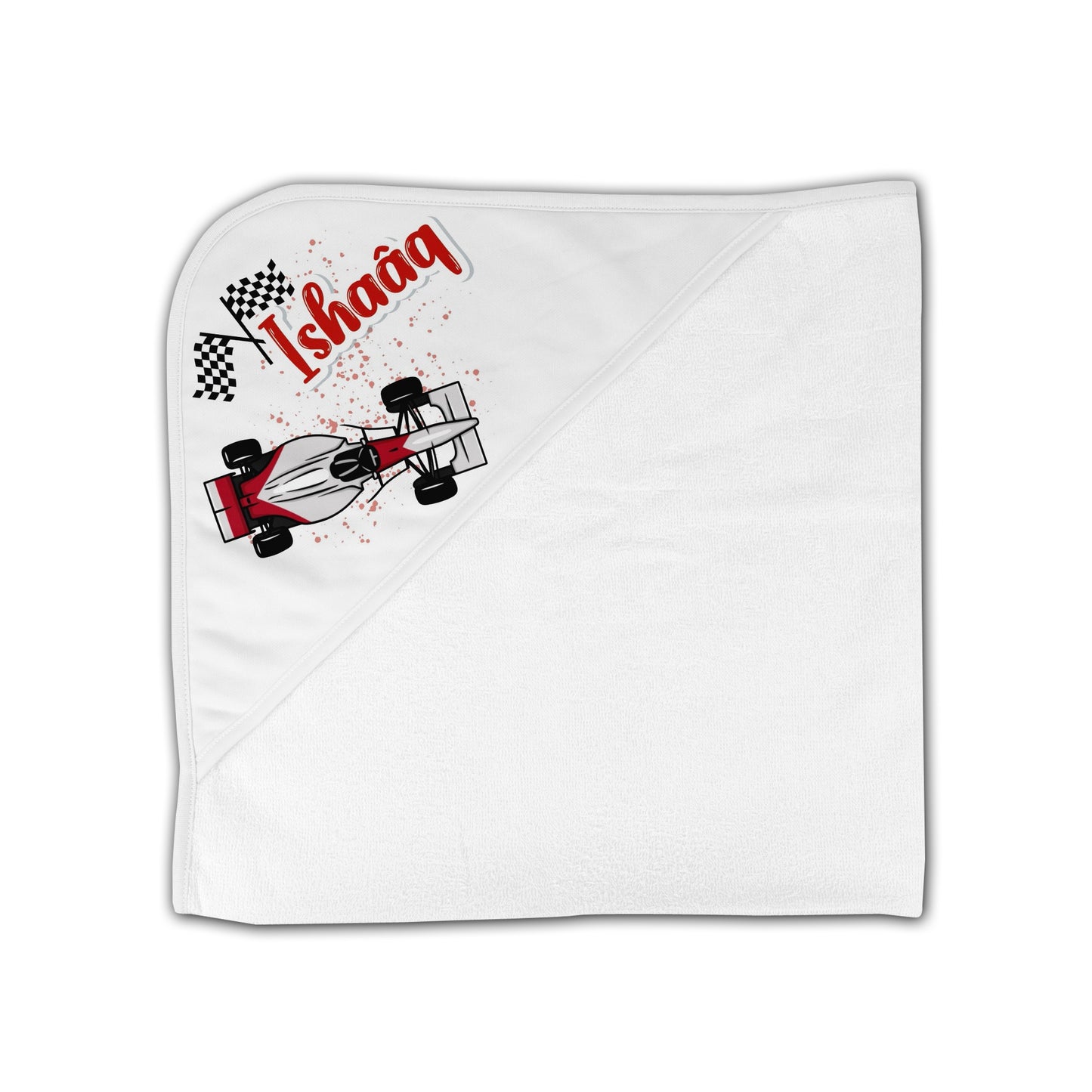 Cape de Bain Bébé Personnalisée "Formule 1"