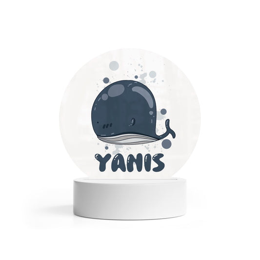 Lampe "Baleine" avec télécommande