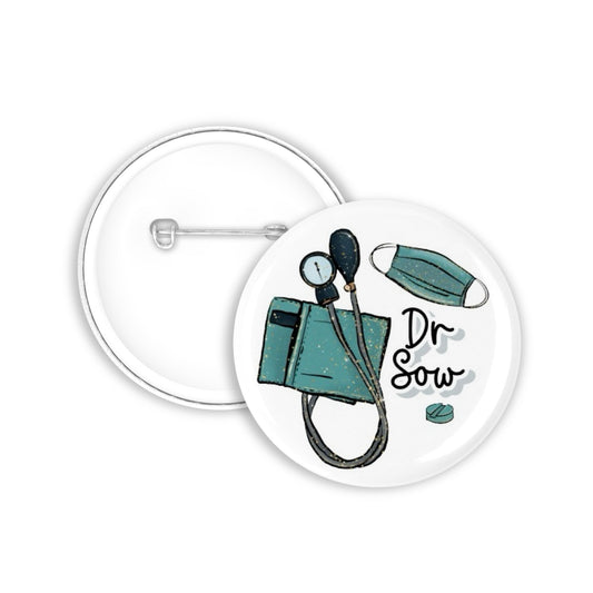 Badge personnalisé "Docteur"