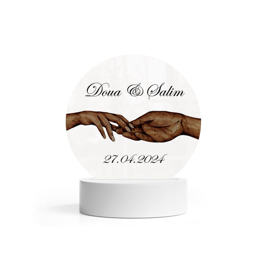 Lampe "Mariage" avec télécommande