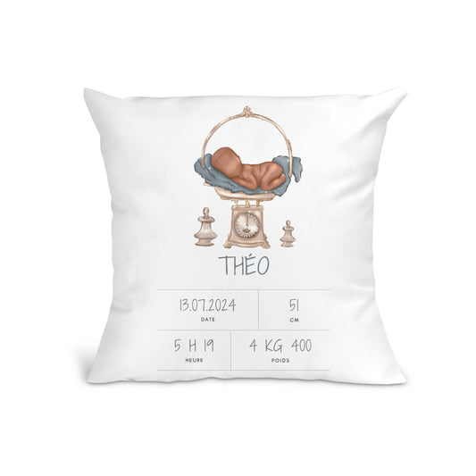 Coussin Naissance "Garçon"
